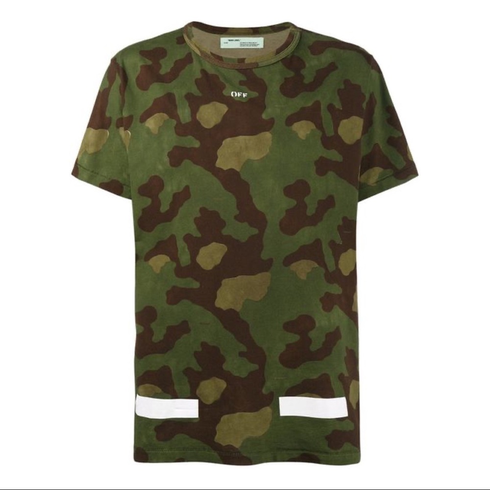 OFF WHITE c/0 Virgil Abloh Camo Tee
